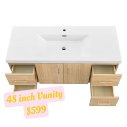  48 inch Vanity with Top #80048
