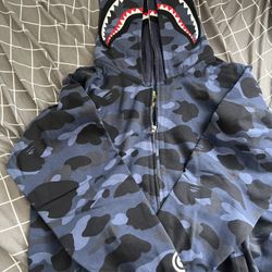 Blue Bape Hoodie