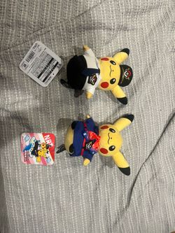 Pokemon Center Pikachu Pilot & Stewardess Narita Airport NRT Japan Exclusive
