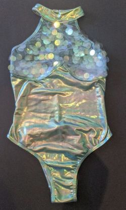 Bodyuit Roma/Rave Wonderland Iridescent Sequins