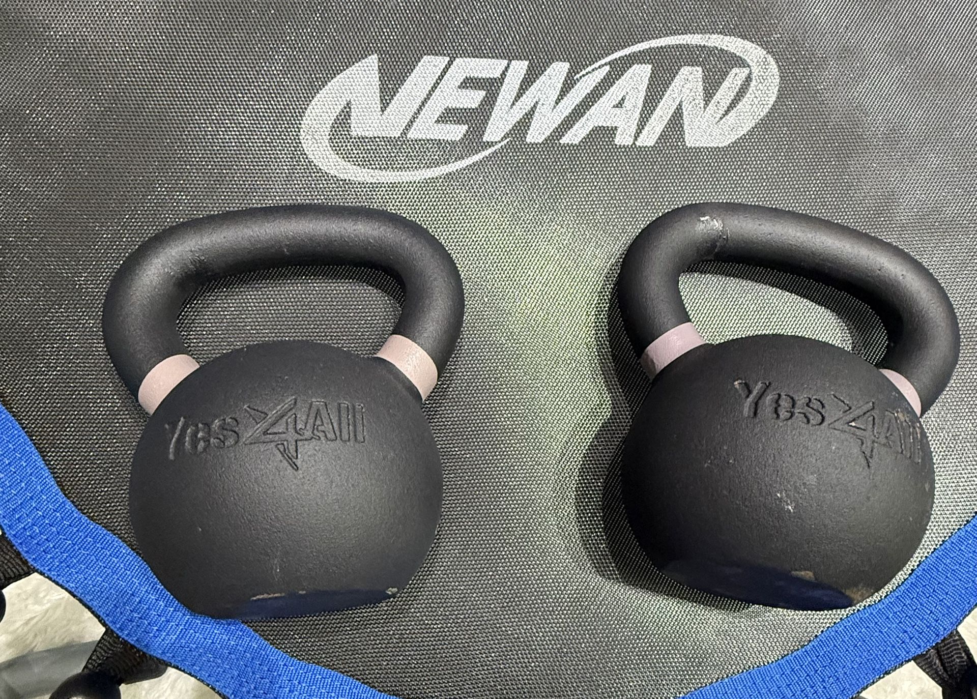 Yes4All Powder Coated Cast Iron Kettlebells- 14KG—31LBS