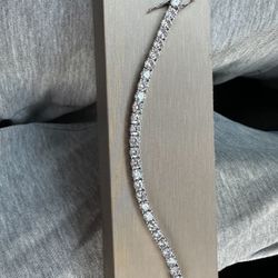 5MM Moissanite Diamond Tennis Bracelet