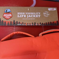 Arcadia trail high visibility dog life jacket new with tags (Ann & Jones)