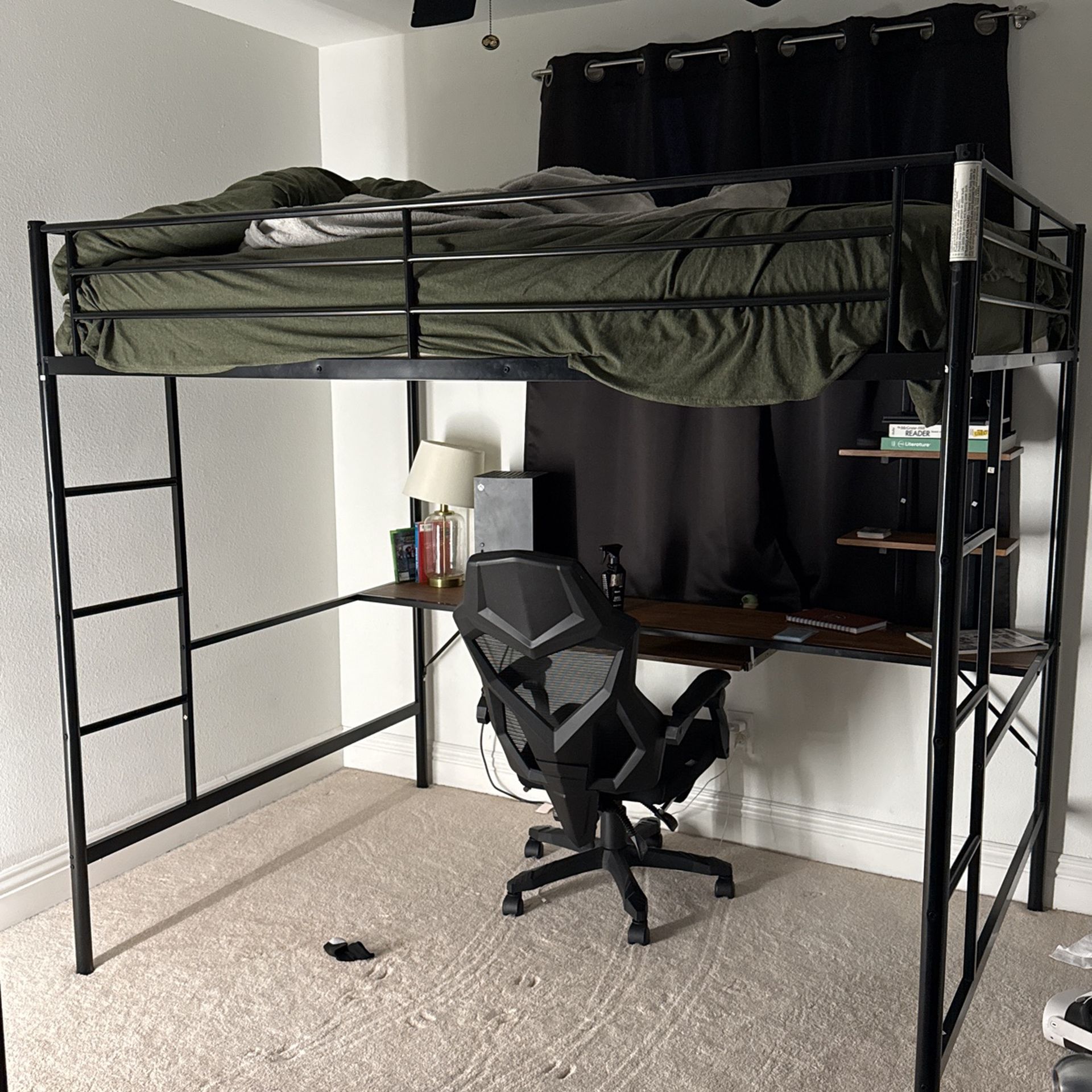 Full Size Bed Frame With Mattress.