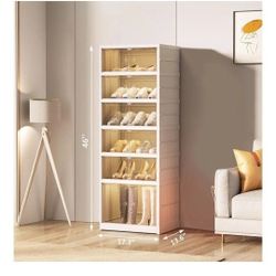 Foldable Shoe Rack Organize 6 Tier