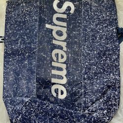 Supreme Waterproof Reflective Speckled Backpack “Blue”