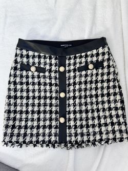 Generation Love Houndstooth Skirt