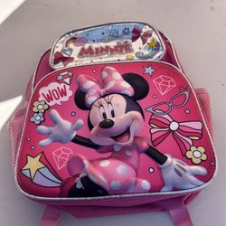 Disney Minnie Mouse Pink Glitter Backpack - Toddler/Kids