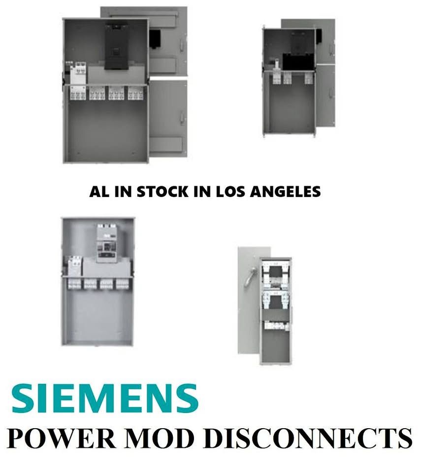 Brand new Powermod Main Disconnects / Fused/ breaker (contact info removed)A All in stock WB WS WEB