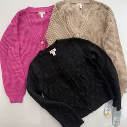 Girls Cardigan Three Size 8 M