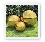 Gold Inflatable Mirror Ball