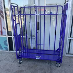 Roll cage warehouse trolleys