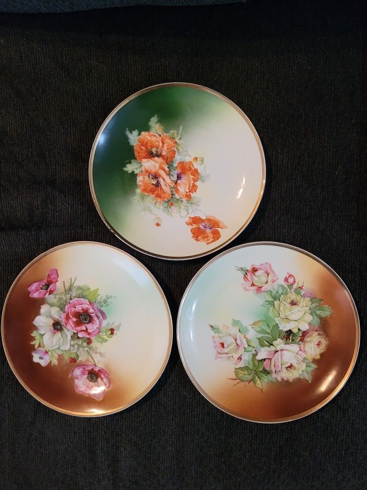 BCT Germany Floral Plates