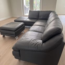 Leather Sectional