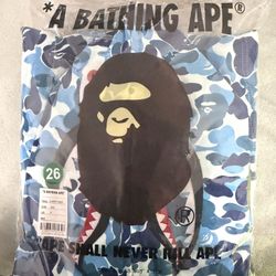 BAPE ABC Camo Shark Full Zip Hoodie Size L