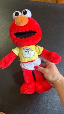 Sesame Street Elmo Plush in Red with Yellow Shirt
