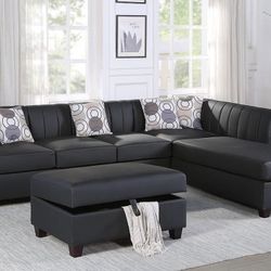 Sectional Sofa With Ottoman