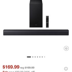 SAMSUNG Sound Bar & Subwoofer 
