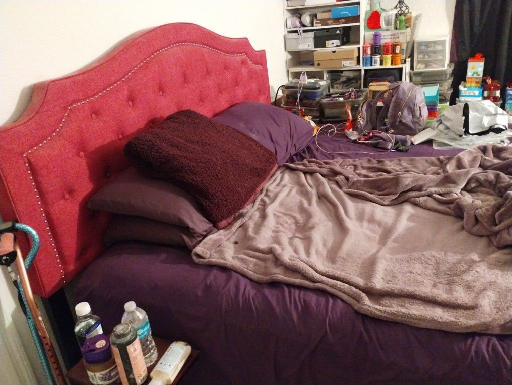 King Size Bed(Mattress, Frame, Headboard & Deck)