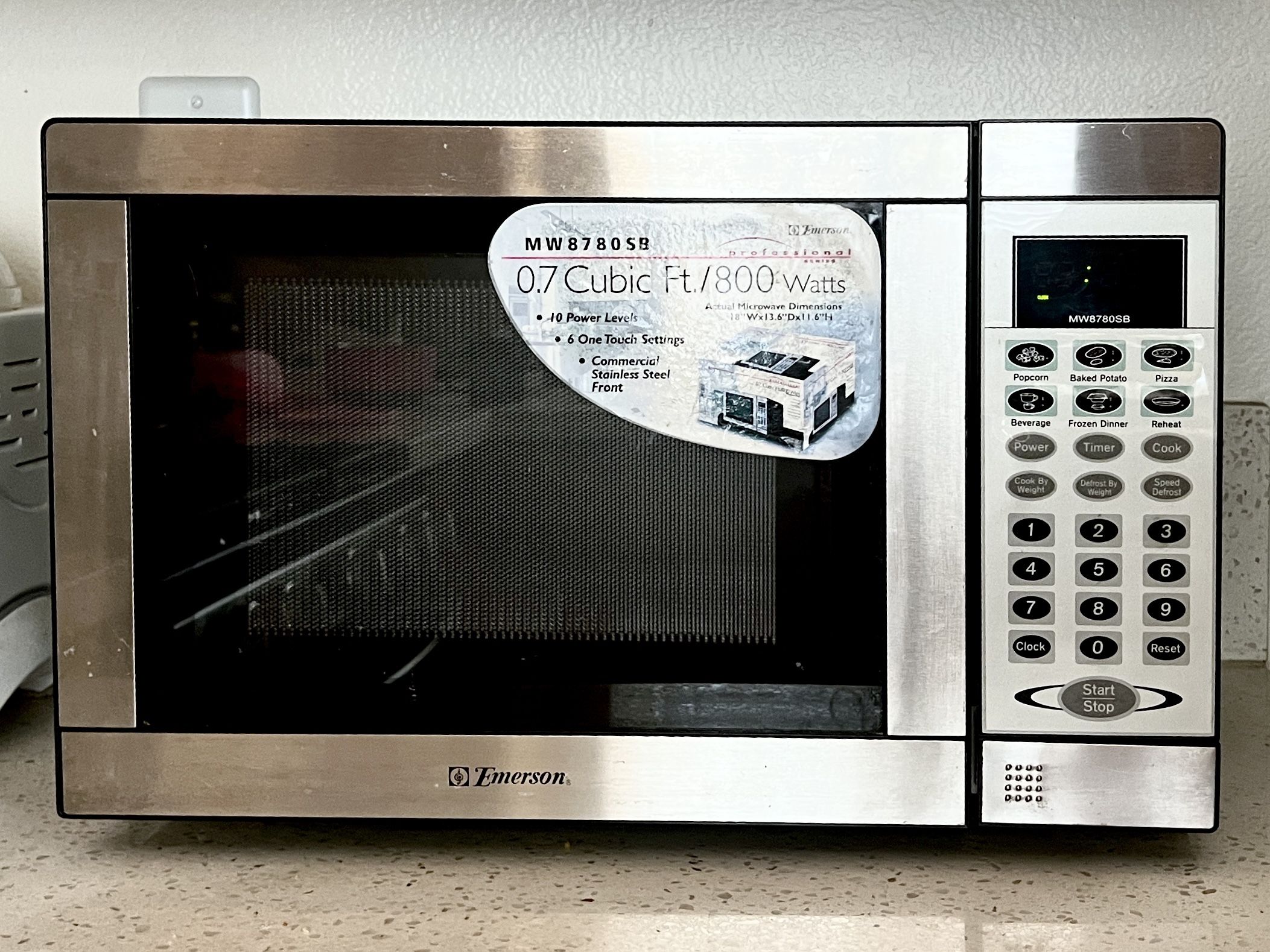 Emerson MW8780SB Microwave