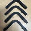 (4) RUBBER CORNER BOTTOM REPLACEMENT SLIP FEET for Firm Fanny Lifter Stepper Set