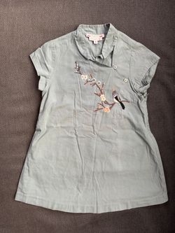 Bonpoint Size 4 Girls Dress, hand-embroidered
