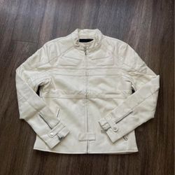 White Leather Jacket