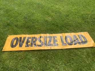 Used Wide / Oversized Load Banner