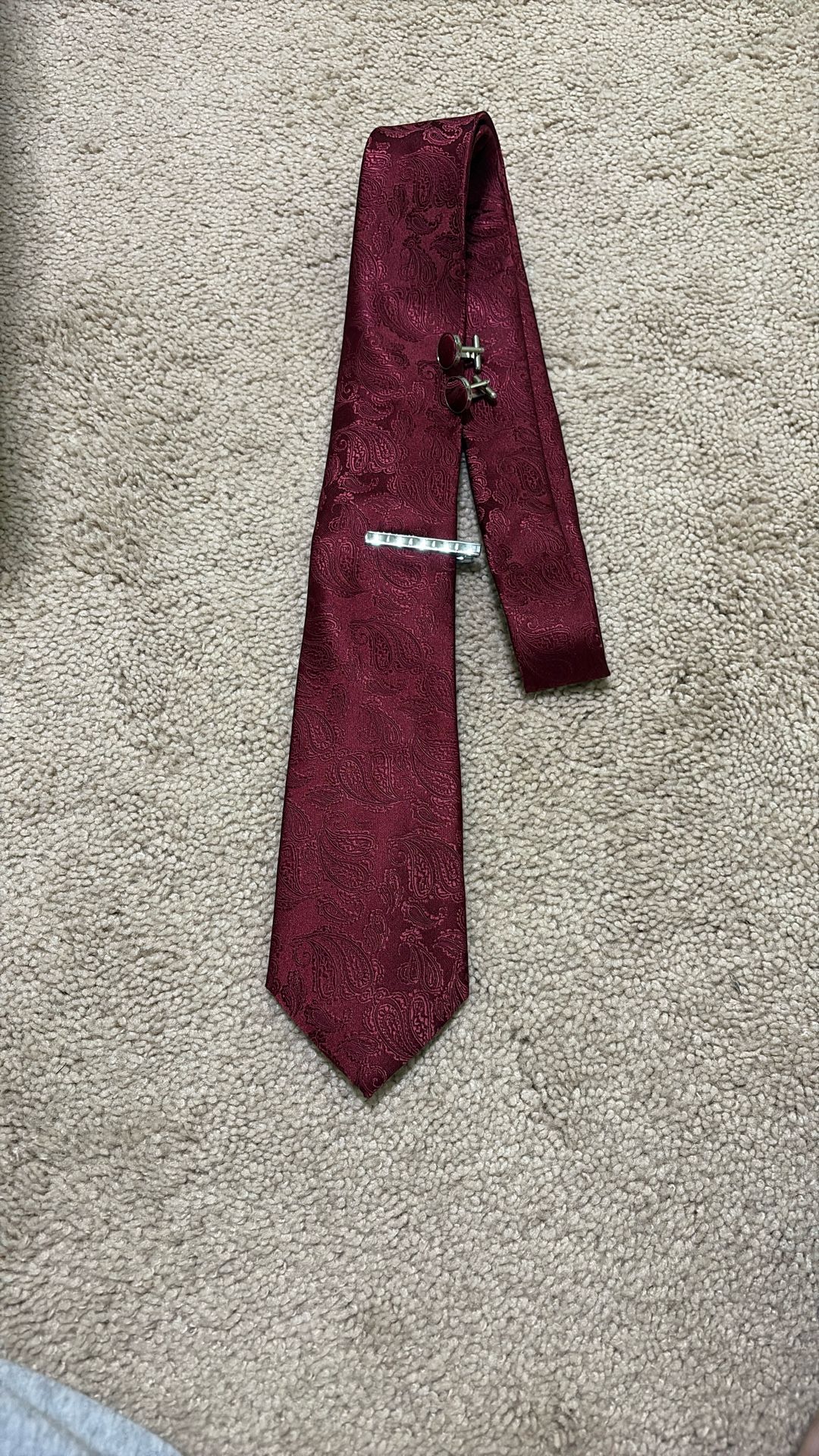 Burgundy Tie for Men