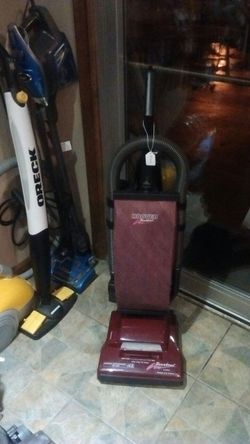 Hoover Runabout bag vacuum upright used