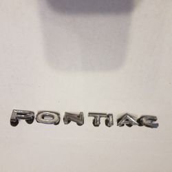 Pontiac Letters These Came Off Of A 68 Firebird Emblems Decals Original GM