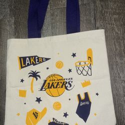 Los Angeles Lakers Vintage Style Tote Bag