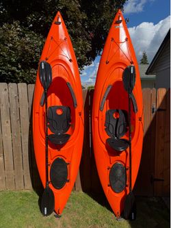 2 Lifetime 11ft Kayaks Set – 310$ for both