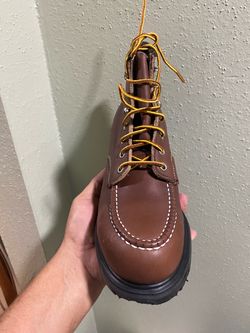 Red Wing # 4439 Steel Toe Leather Work Boots size 8.5D Made In USA New no box