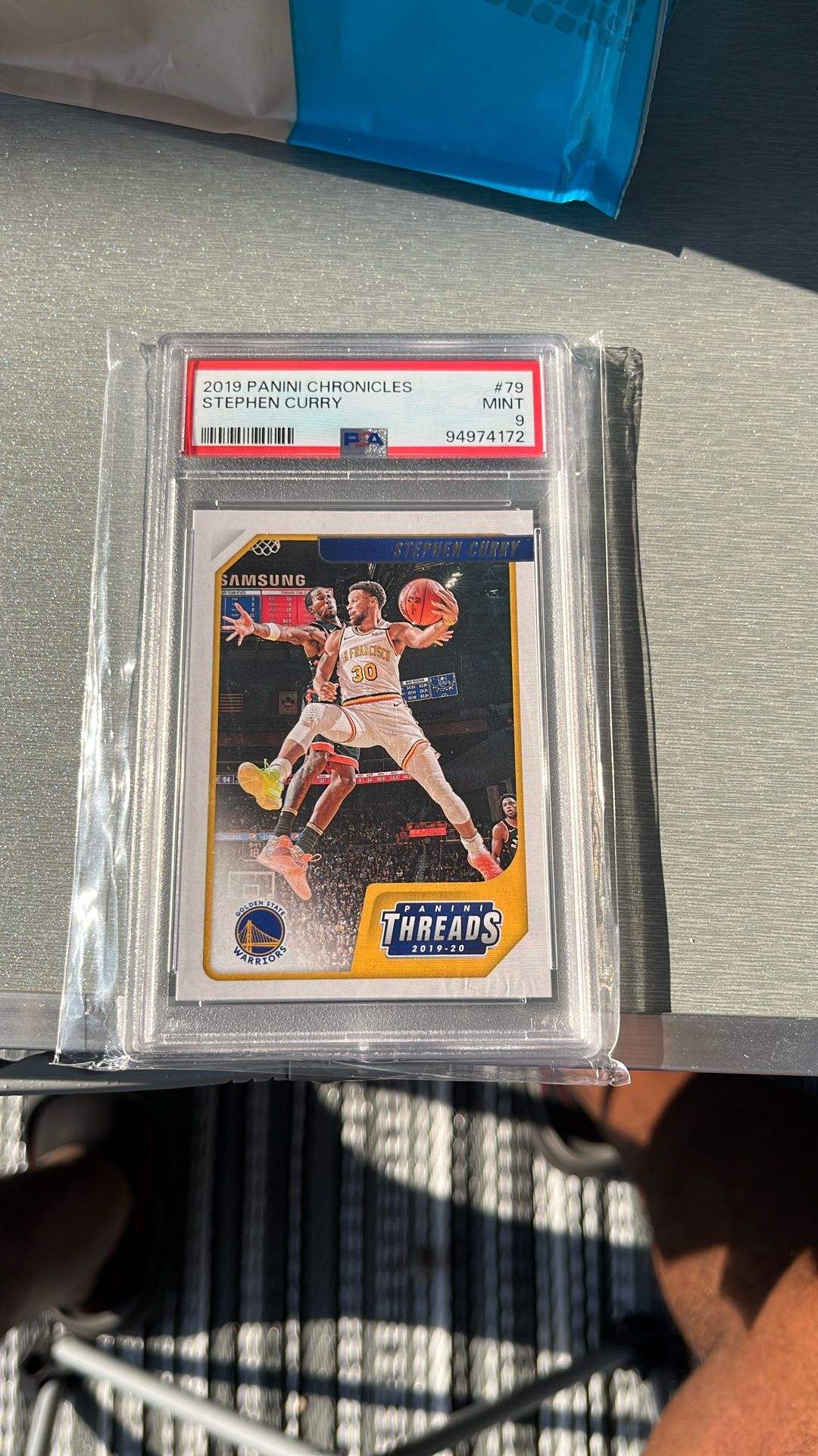 2019 Panini Chronicles, Stephen Curry #79 PSA 9
