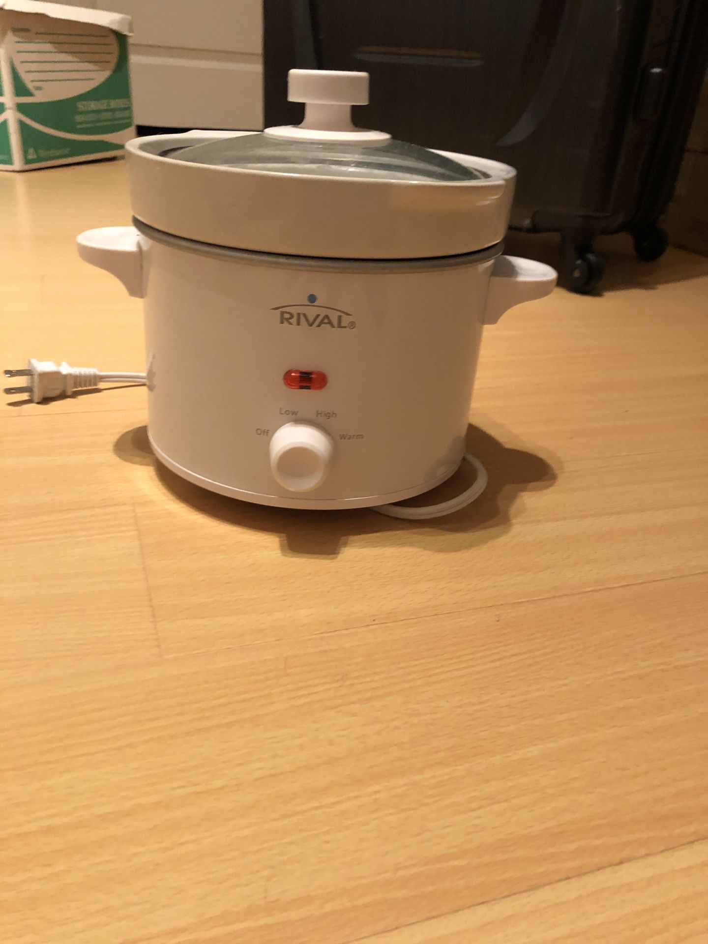 White Crock Pot