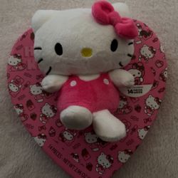 hello kitty chocolate box with plush.