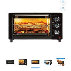 PowerXL Air Fryer Grill Plus, Toaster Oven, Black, 1500 Watts