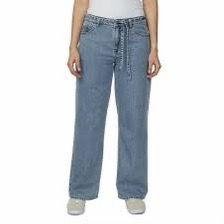 Buffalo Jeans Women's Wide Leg Belted Jean