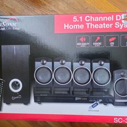 Supersonic SC-37HT 5.1 Channel DVD Home Theater System