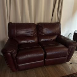 Reclining Sofa And Loveseat Good Condition $400 Leather