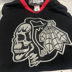 New Chicago Blackhawks skull Hockey  jersey Patrick Kane #88  