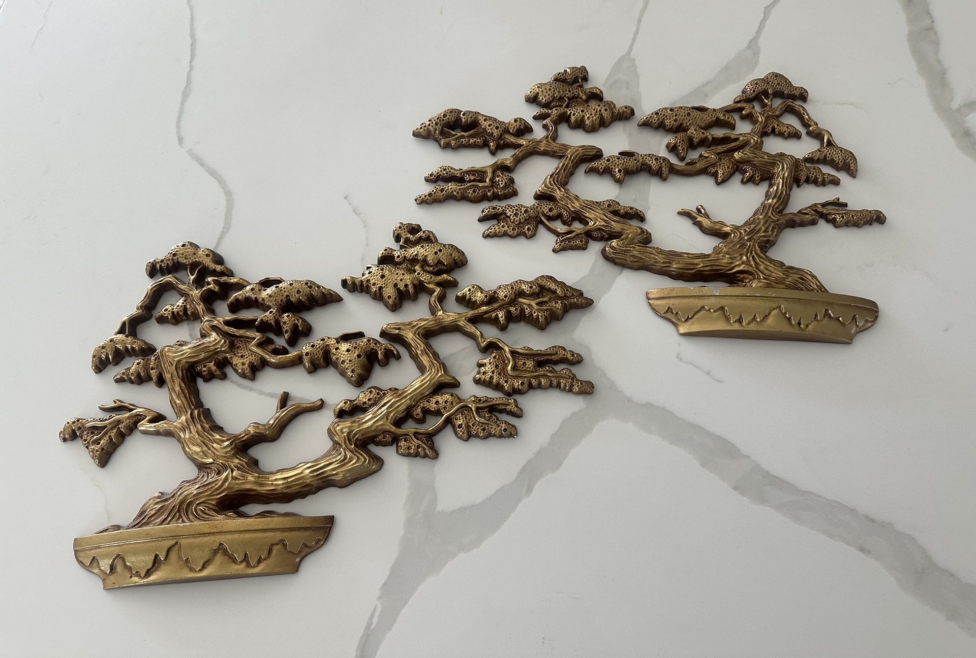 Vintage Mid Century Modern Cast Aluminum Sefton Wall Hanging