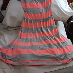 179 Woman's Striped Dress.