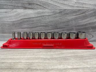 Snap-On 11PC 6PT 3/8" Drive Semi Deep Socket Set(A1D020514)