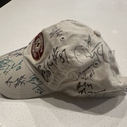 Washington Football Commanders Full Team Autographed Hat With Tags 2004