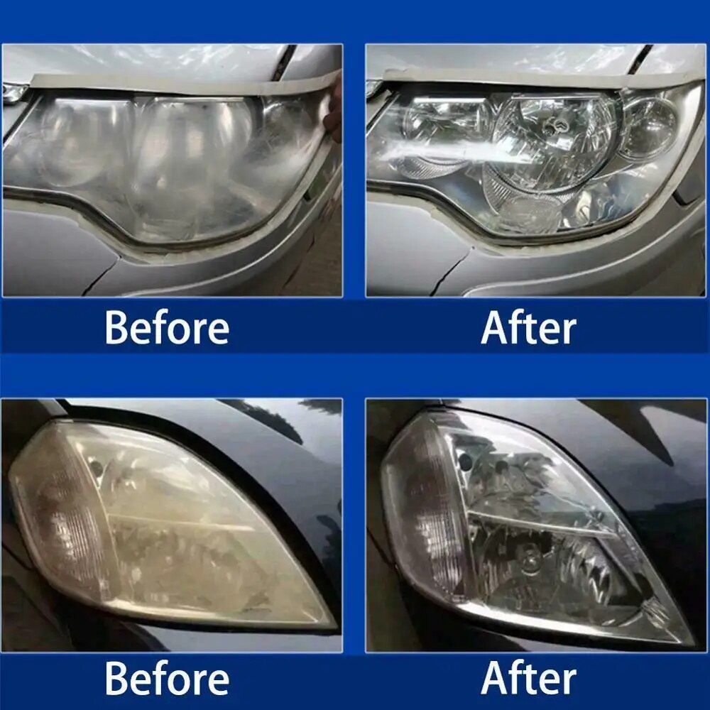 Polishing and restoring your headlights