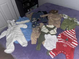 Lot of baby boy clothes 0-12 months (mixed winter/summer)