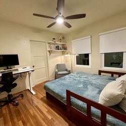 Trundle Bed With New Mattresses  