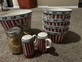 Ceramic Popcorn Set